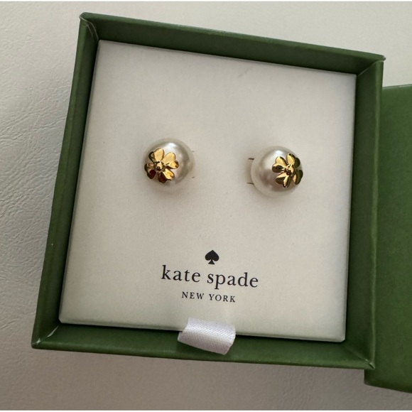 kate spade Jewelry - NIB Kate Spade Pearls on Pearl Earrings